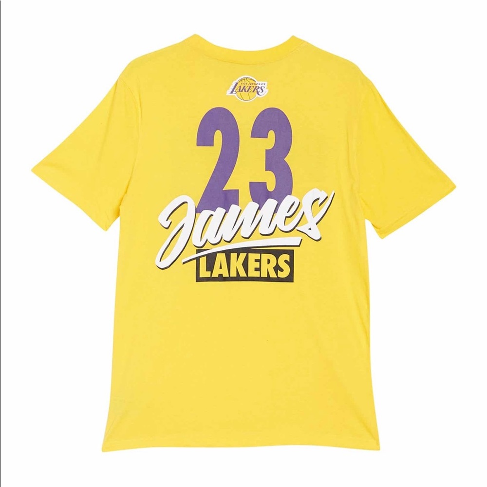 James Lebron Lakers Tee Shirt Mens Large New